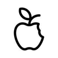 plantilla de icono de manzana vector