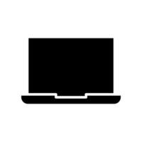 laptop icon template vector