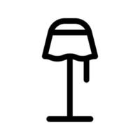 Illustration Vector Graphic of Stand Lamp Icon