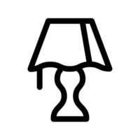 Illustration Vector Graphic of Table Lamp Icon