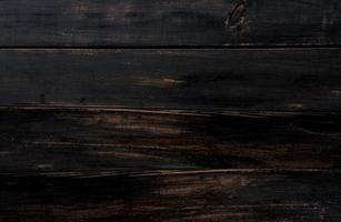 Old dark wood texture background with space for text. photo