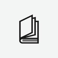 Book icon. Book Illustration on white background. Book vector. vector