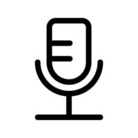 Microphone icon template vector