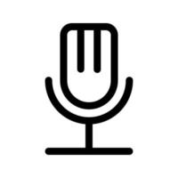 Microphone icon template vector