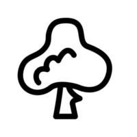 plantilla de icono de árbol vector