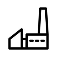 Factory icon template vector