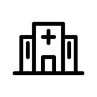 Hospital icon template vector