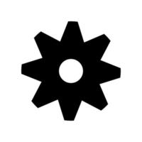 Gear icon template vector