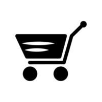 icono de carrito de compras vector