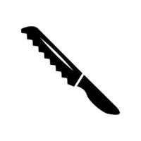 plantilla de icono de cuchillo vector