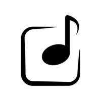 Music icon template vector