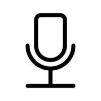 Microphone icon template vector