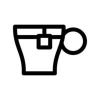 cup of tea icon vector