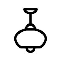 Hanging Lamp icon vector