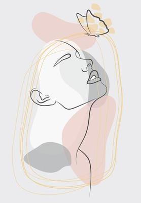 Drawing in the style of one line