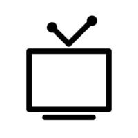 Television icon template vector