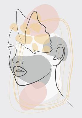 Drawing in the style of one line