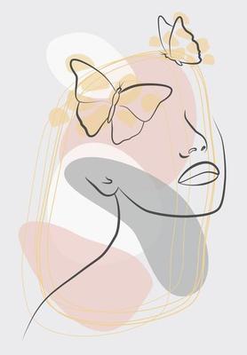 Drawing in the style of one line