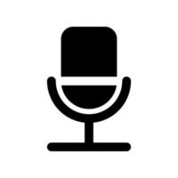 Microphone icon template vector