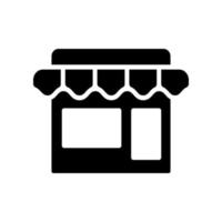 Shop icon template vector