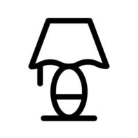 Illustration Vector Graphic of Table Lamp Icon