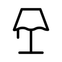 Illustration Vector Graphic of Table Lamp Icon