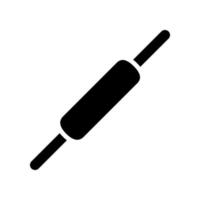 Rolling pin icon vector