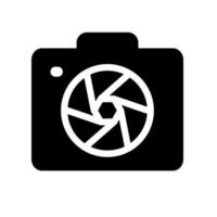 plantilla de icono de fotografía vector