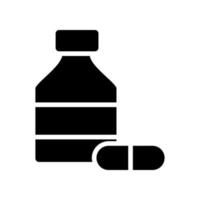 capsule jar icon vector