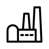 Factory icon template vector