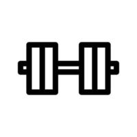 Dumbbell icon template vector