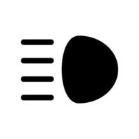 fog lamp icon vector
