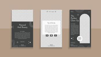 Cosmetic Social Media Story Template vector