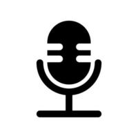 Microphone icon template vector