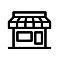 Shop icon template vector