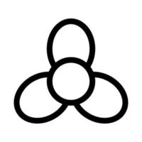 flower icon template vector