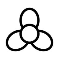 flower icon template vector