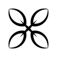 Leaf icon template vector