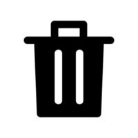 Recycle Bin icon vector