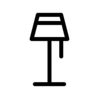 Illustration Vector Graphic of Stand Lamp Icon