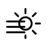 fog day icon vector