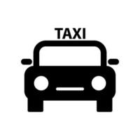 plantilla de icono de taxi vector