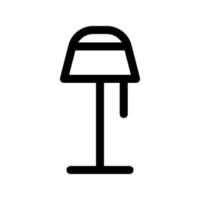 Illustration Vector Graphic of Stand Lamp Icon