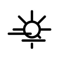 fog day icon vector