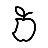 plantilla de icono de manzana vector