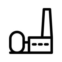 Factory icon template vector