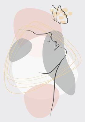Drawing in the style of one line
