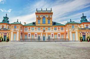 palacio de wilanow en varsovia, polonia foto