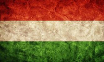 Hungary grunge flag. Item from my vintage, retro flags collection photo