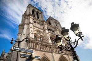 Notre Dame Cathedral, Paris, France. photo